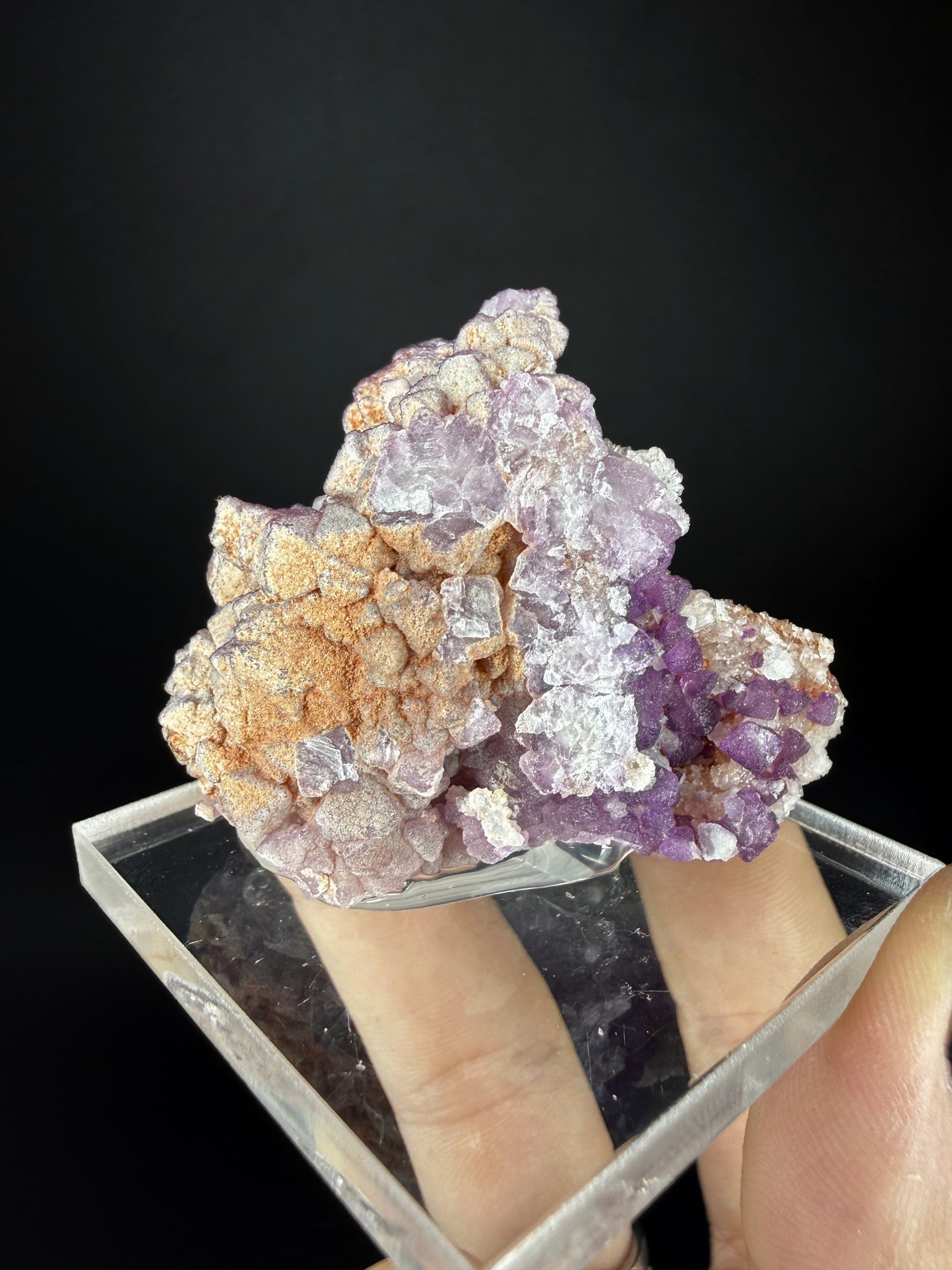 Fluorite with Quartz