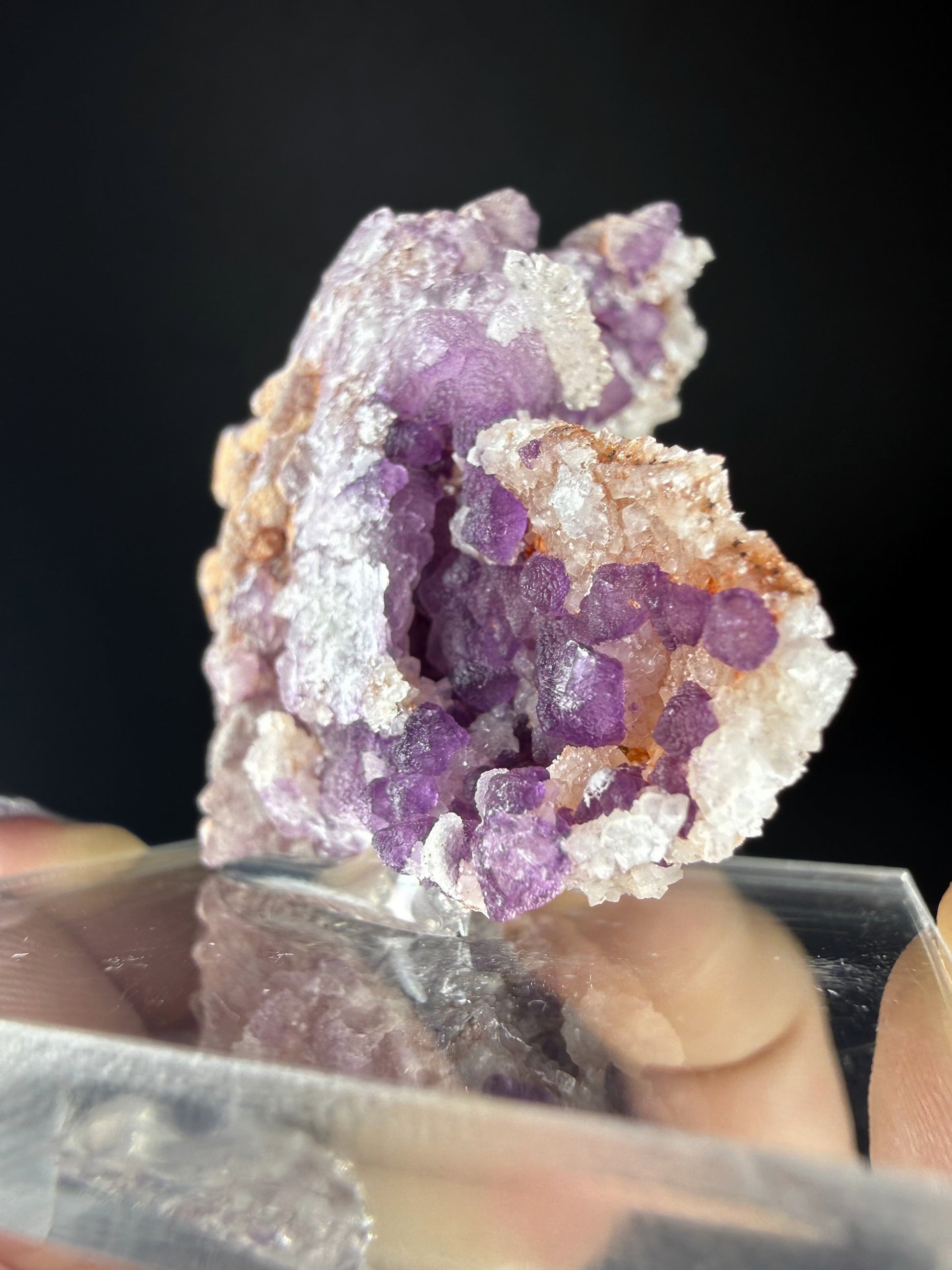 Fluorite with Quartz