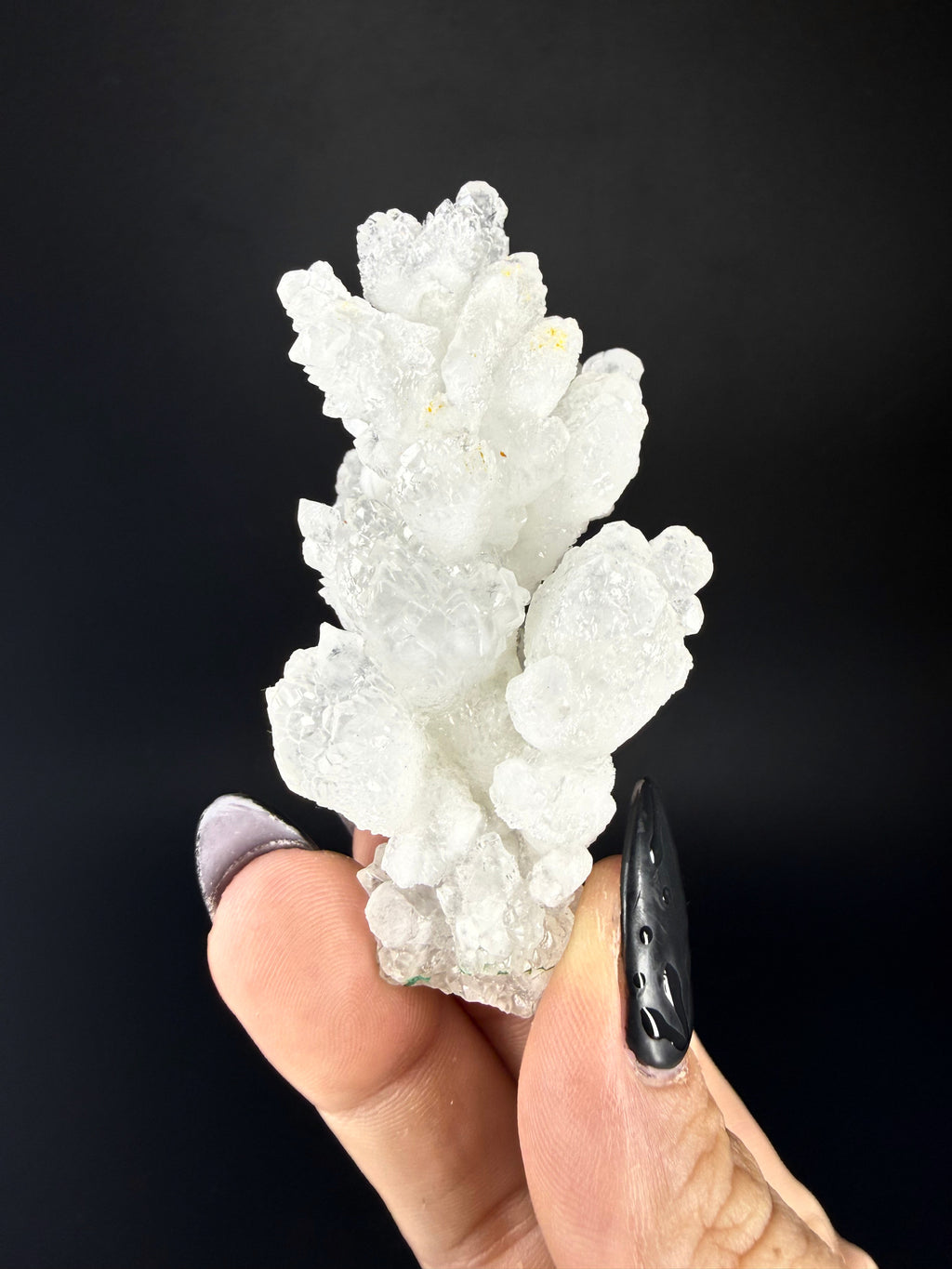 Calcite with Malachite