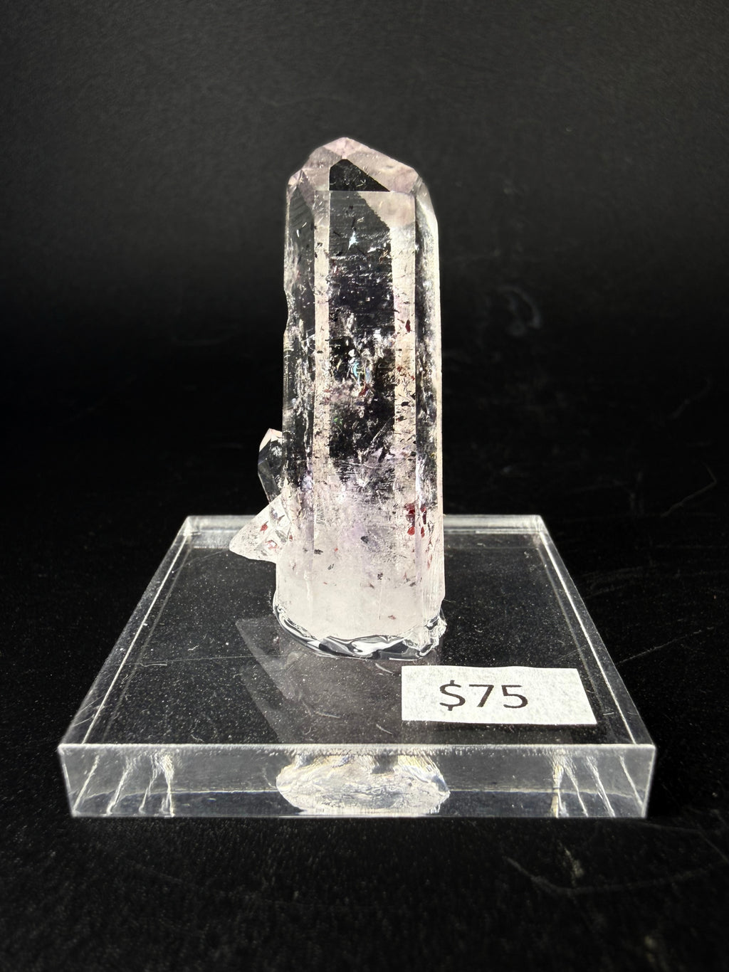 Quartz with Amethyst, and Hematite