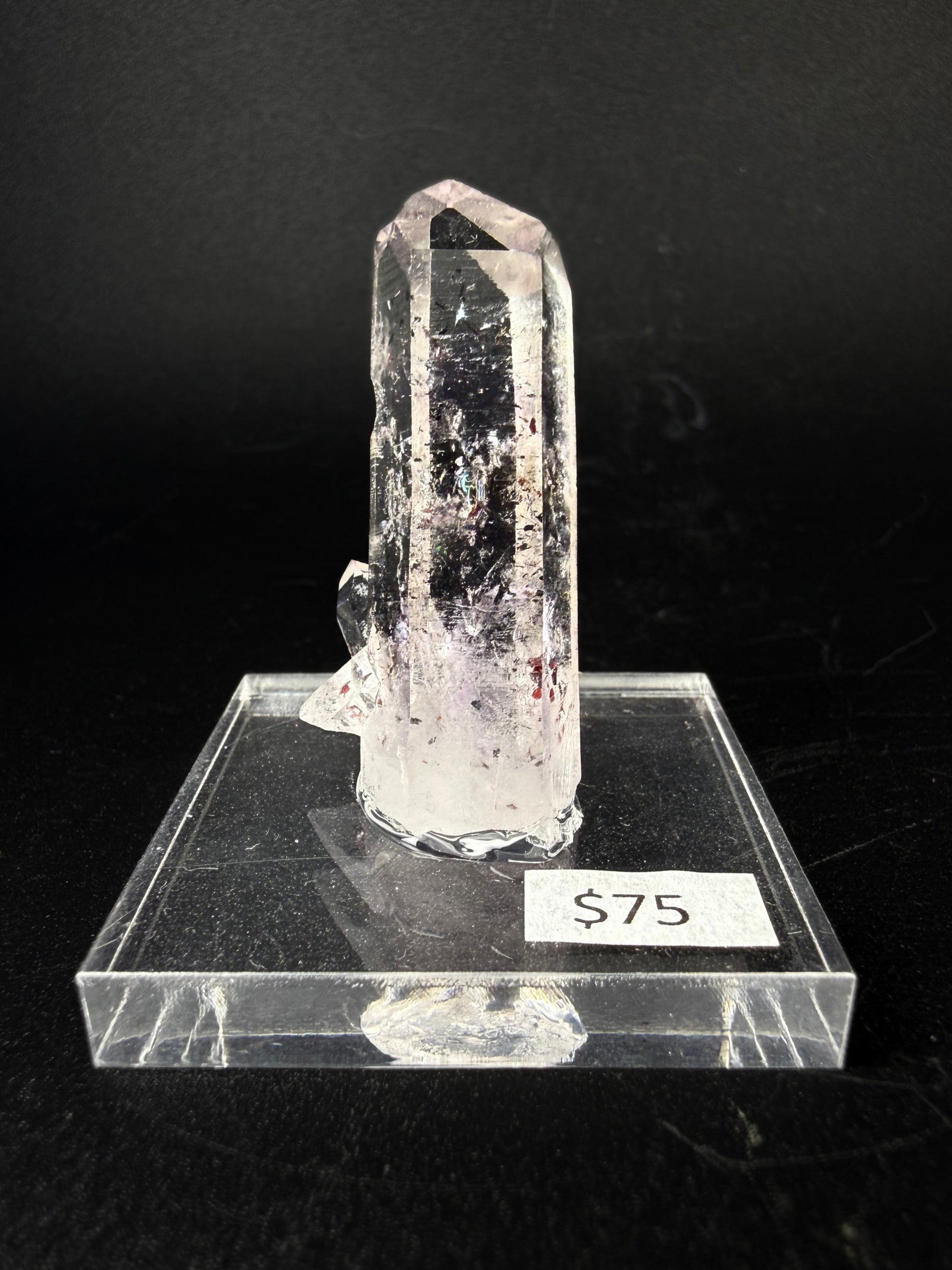 Quartz with Amethyst, and Hematite