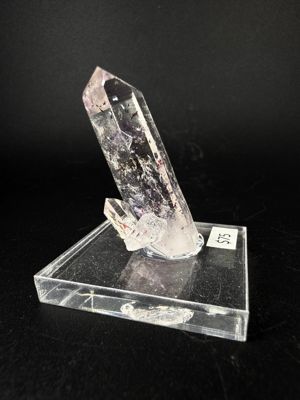 Quartz with Amethyst, and Hematite