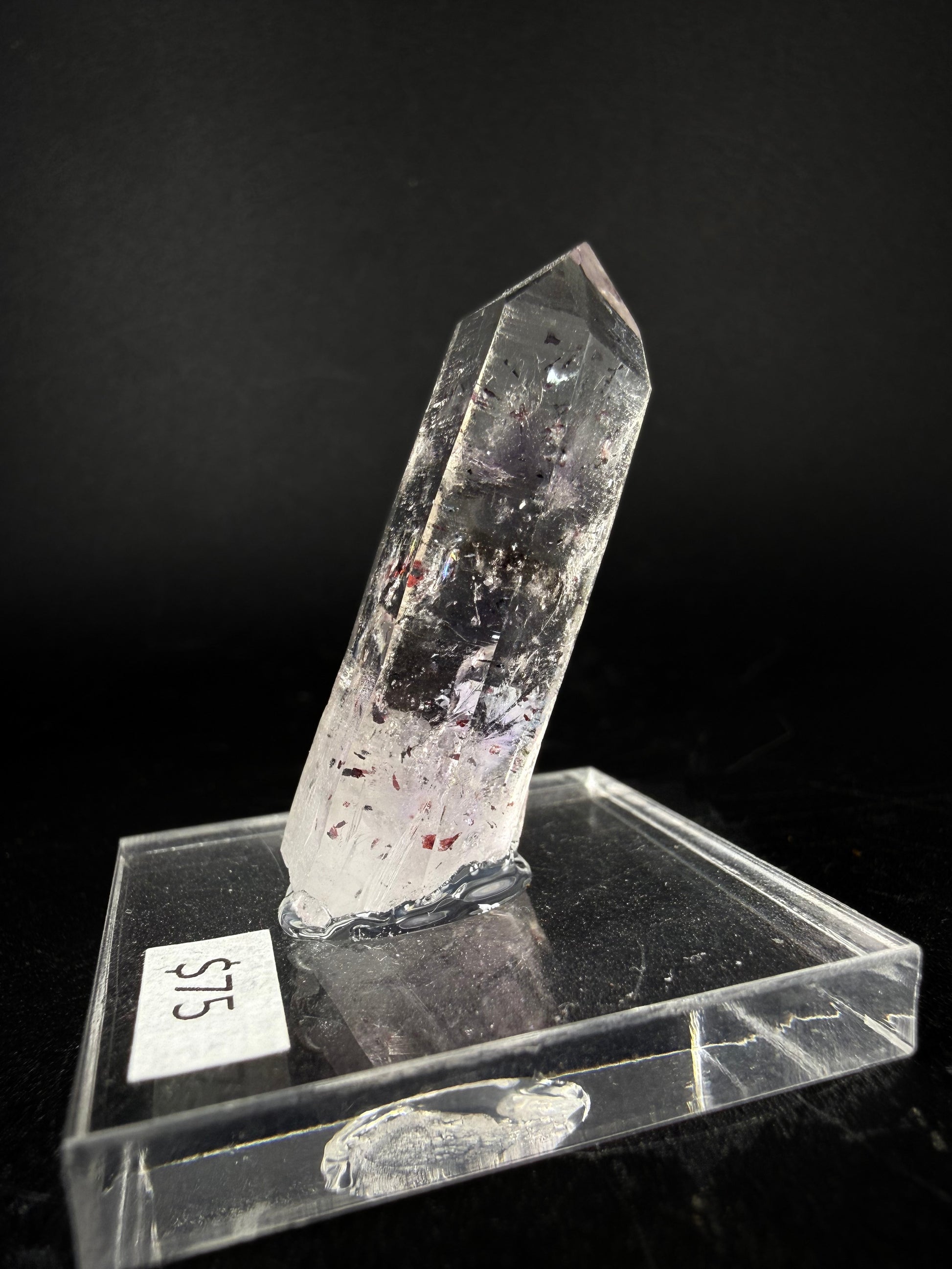 Quartz with Amethyst, and Hematite