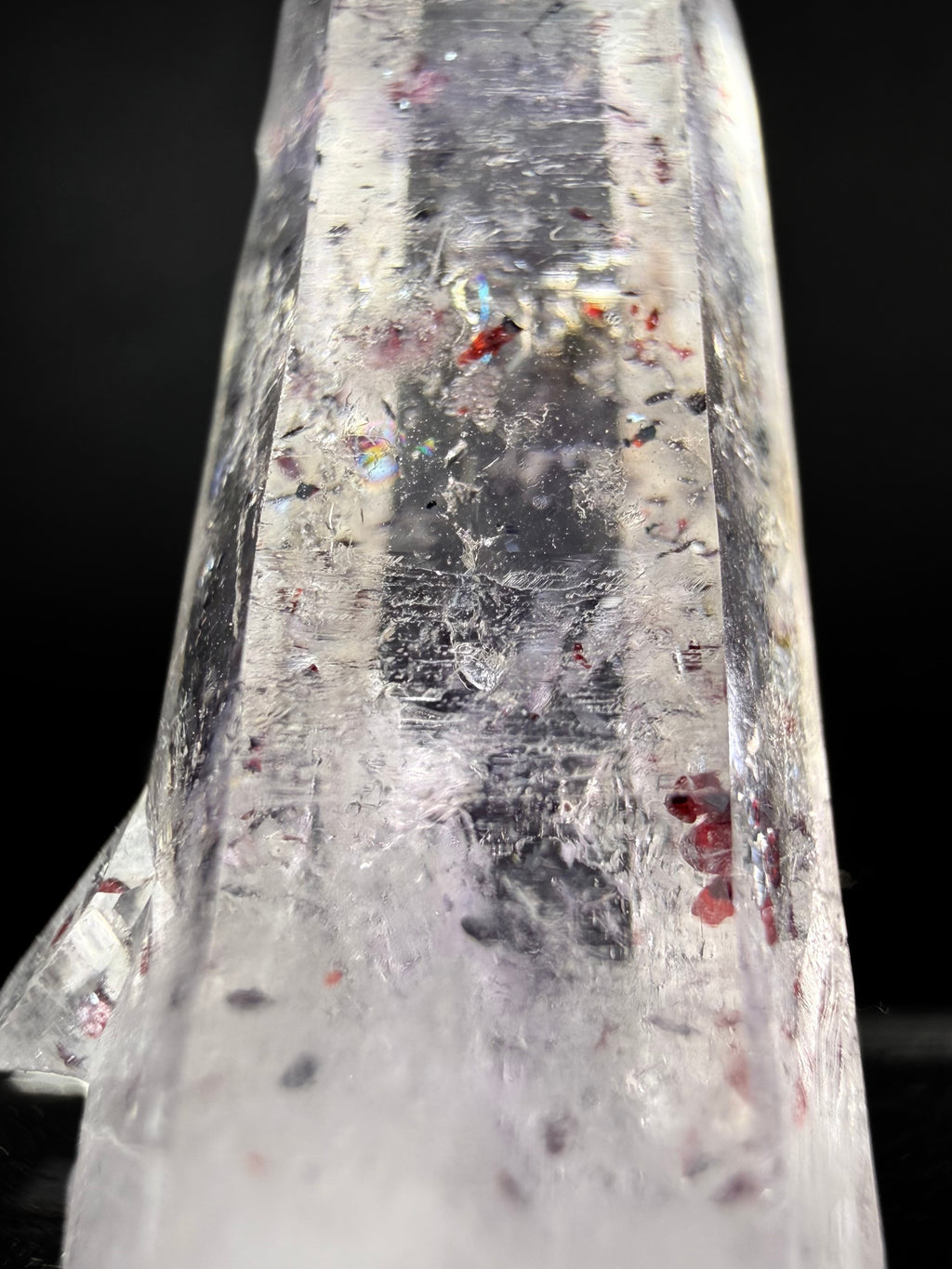Quartz with Amethyst, and Hematite