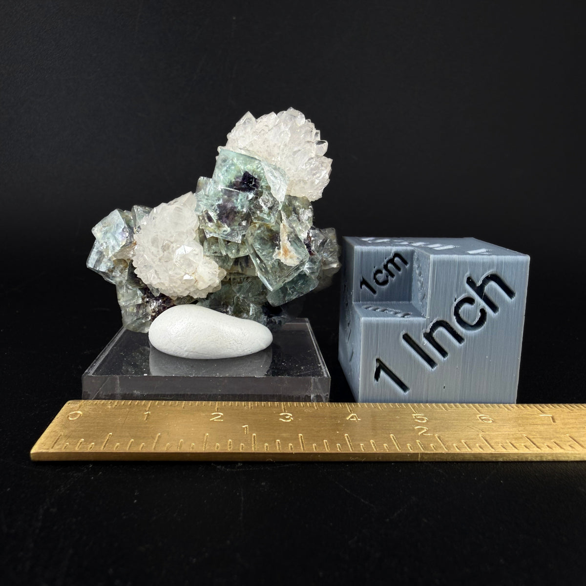 Fluorite with Quartz