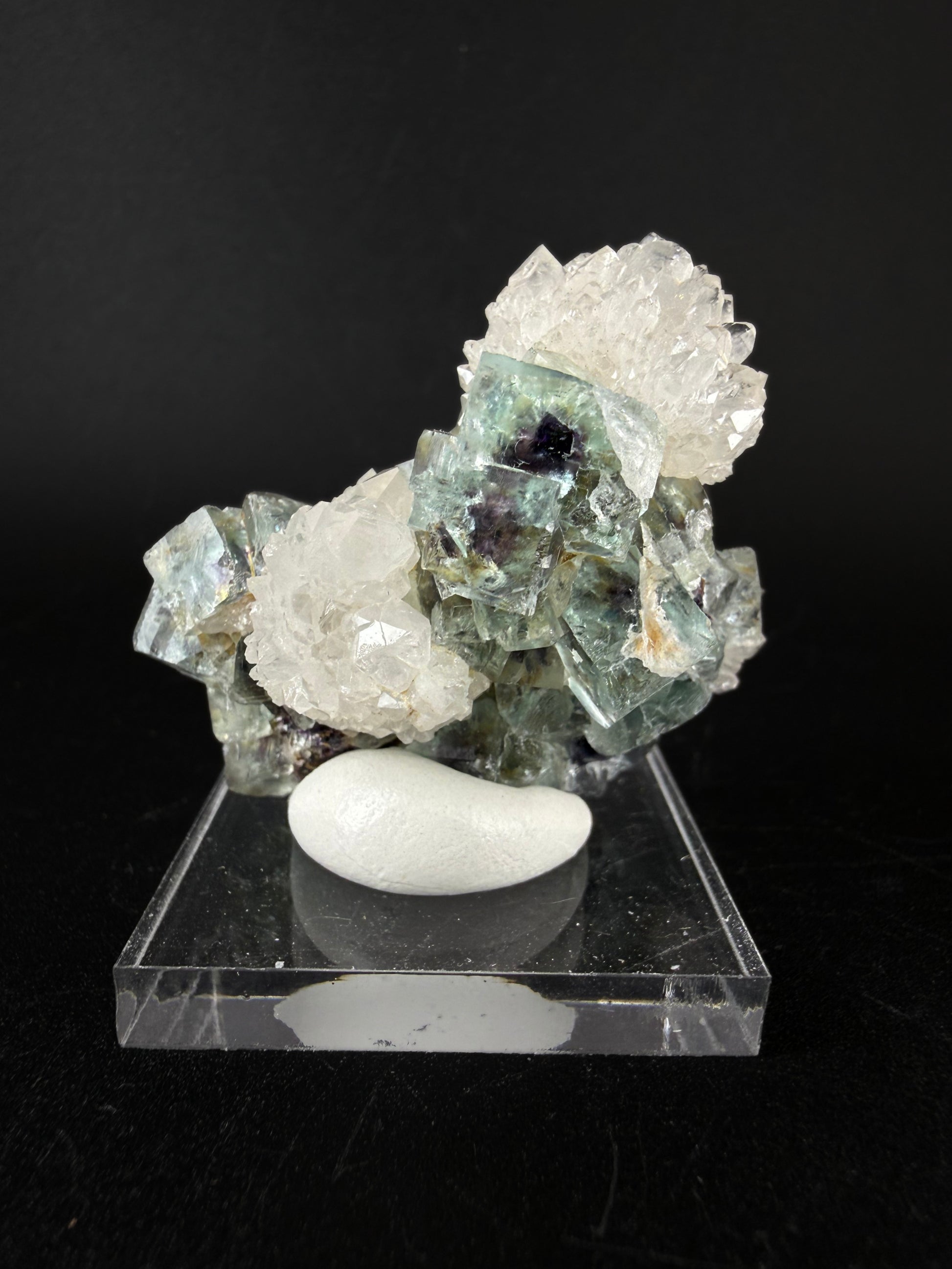 Fluorite with Quartz