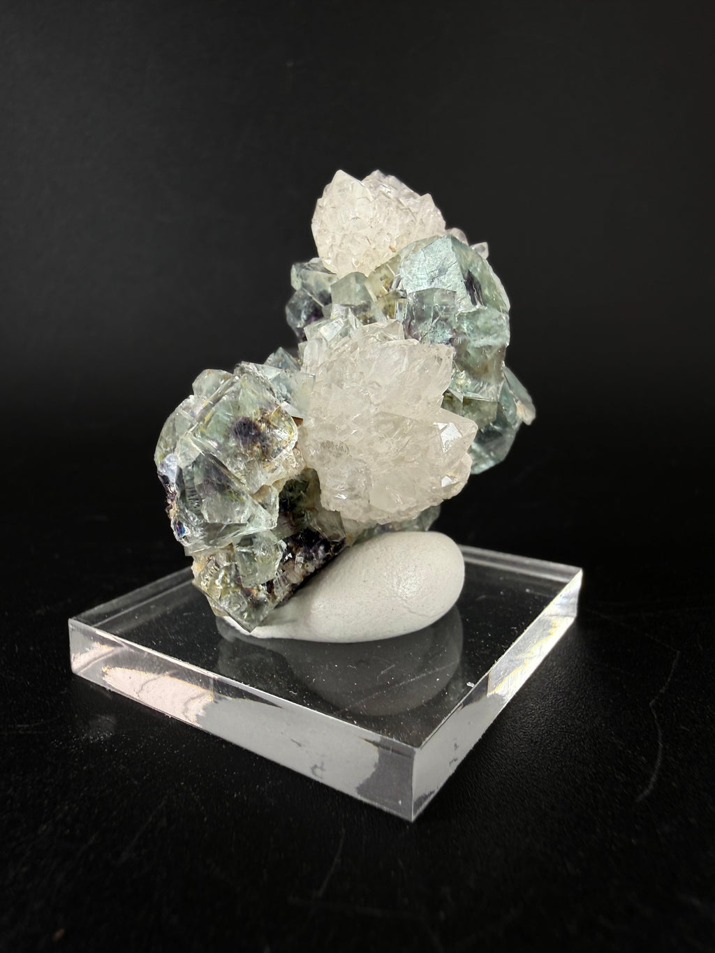 Fluorite with Quartz