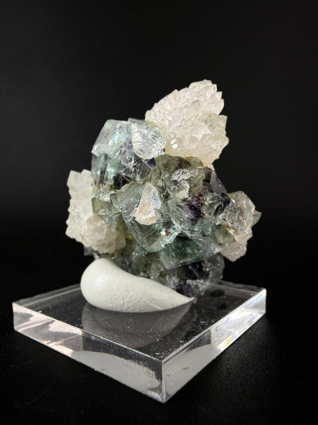 Fluorite with Quartz