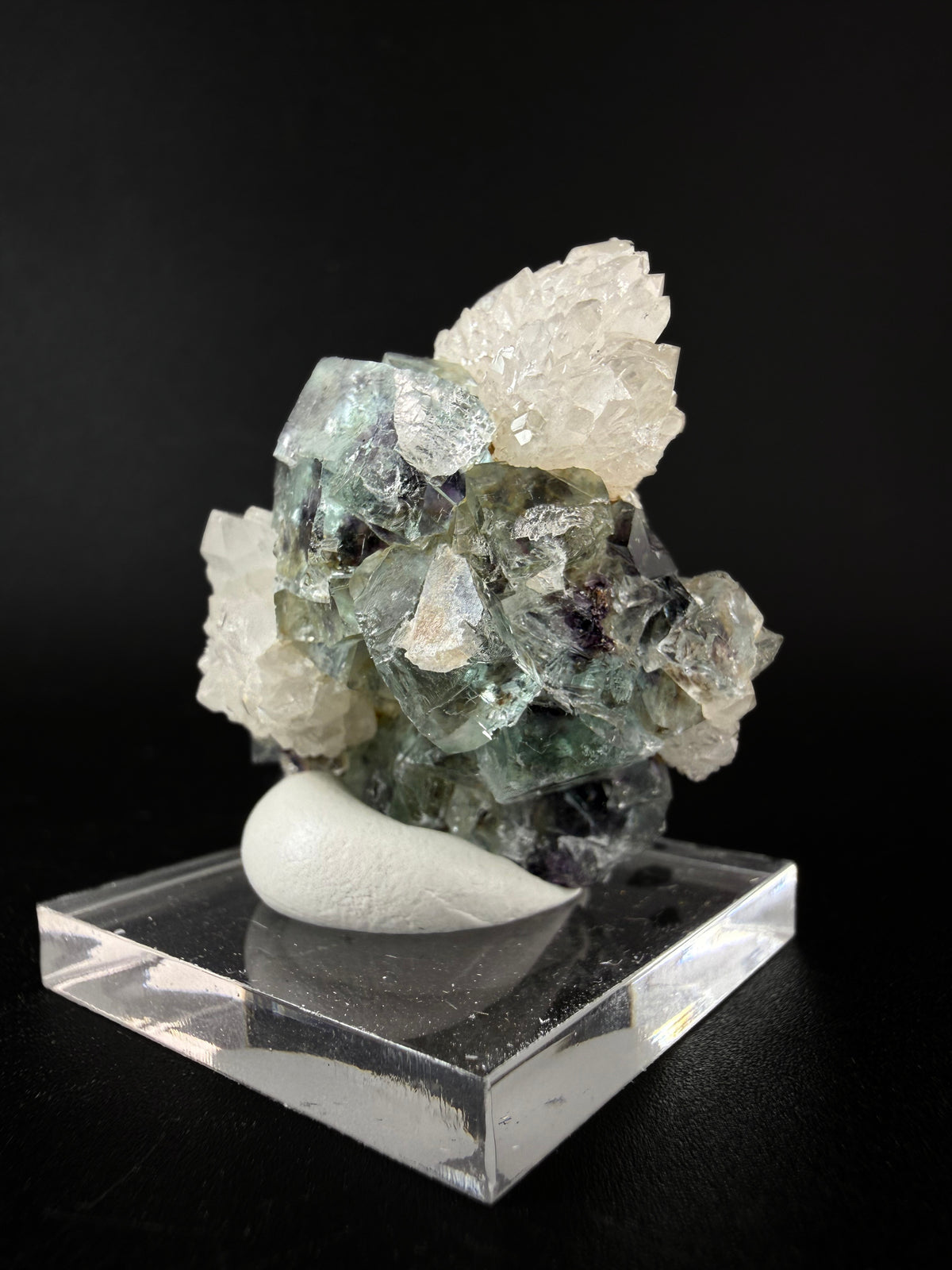 Fluorite with Quartz