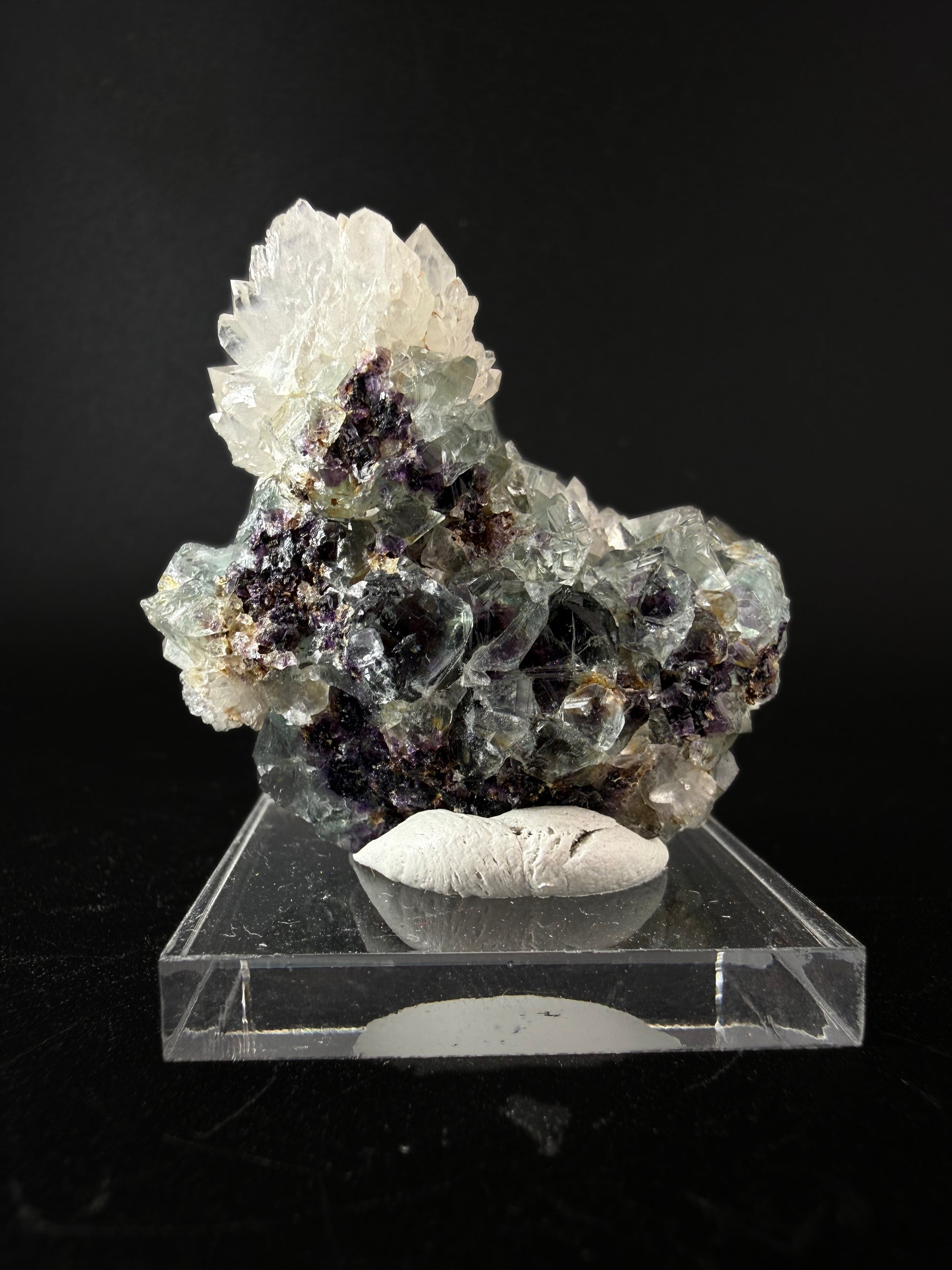 Fluorite with Quartz