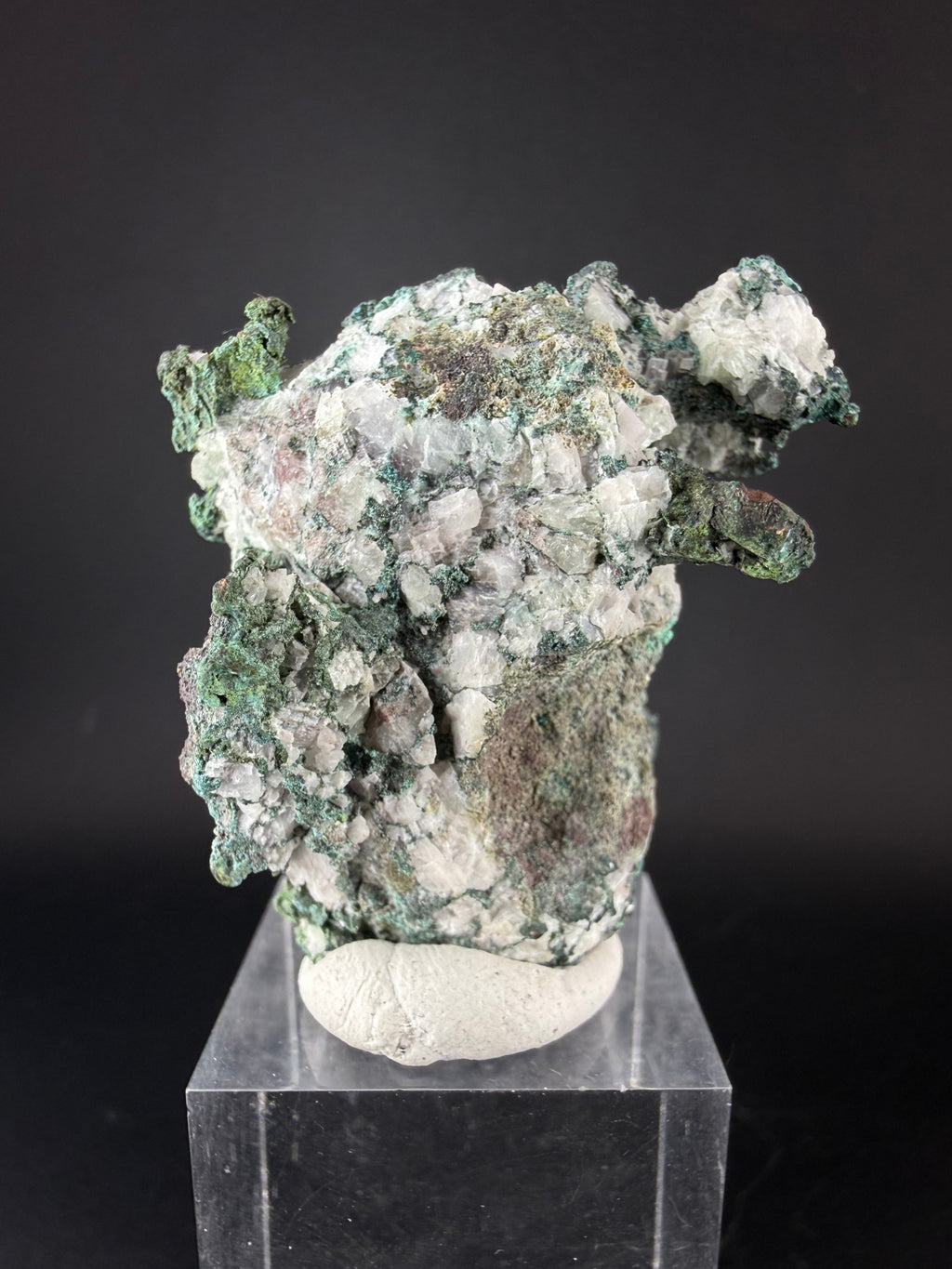 Native Copper with Calcite