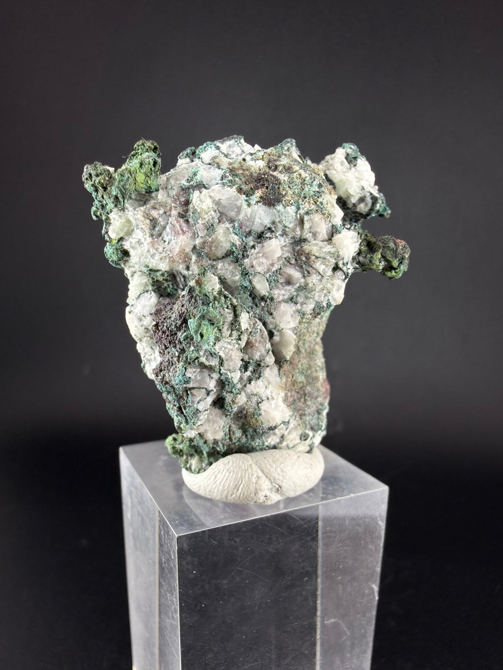 Native Copper with Calcite