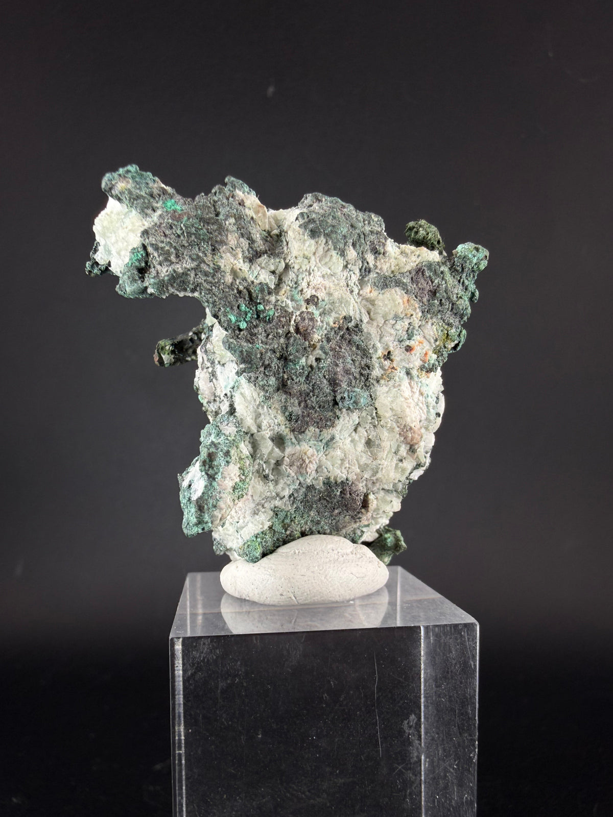 Native Copper with Calcite