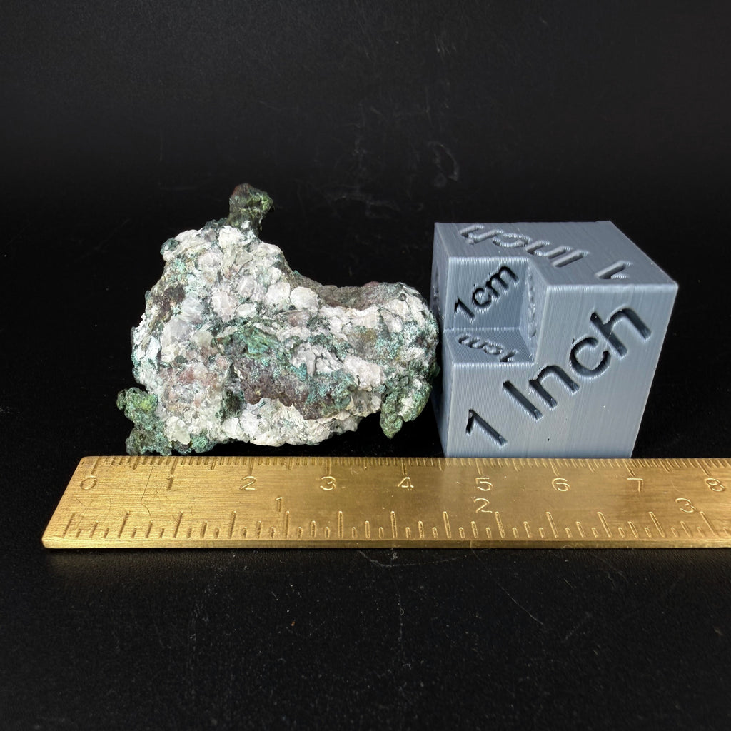 Native Copper with Calcite