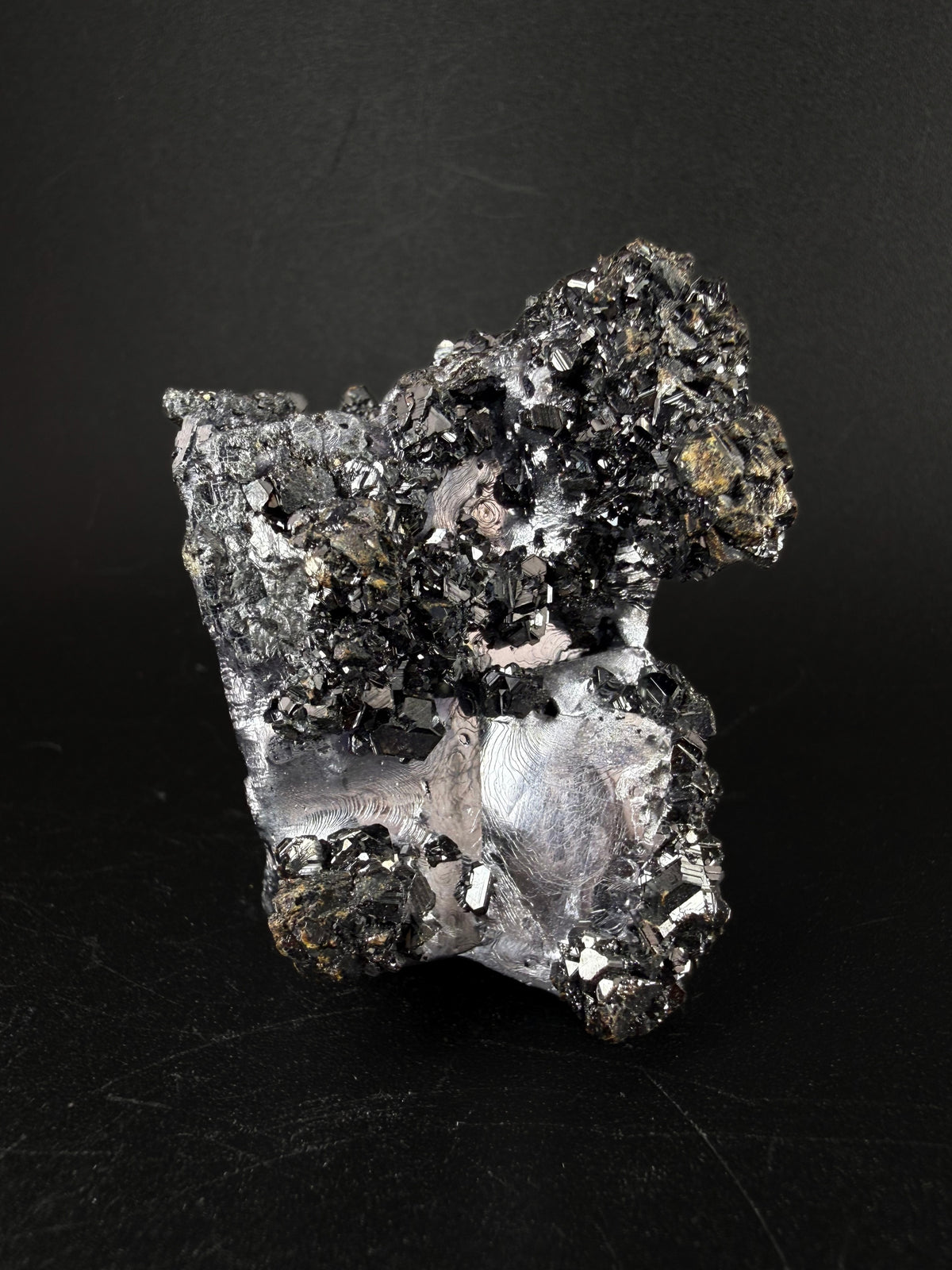 Sphalerite on Galena