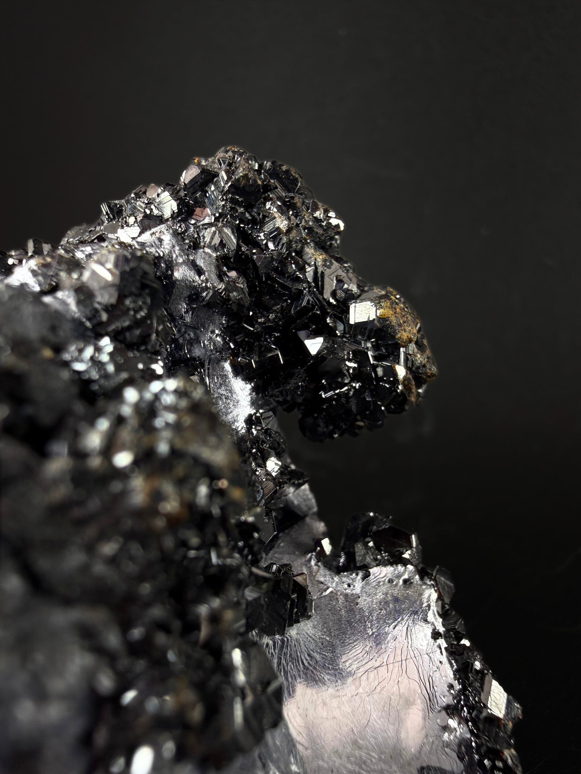 Sphalerite on Galena