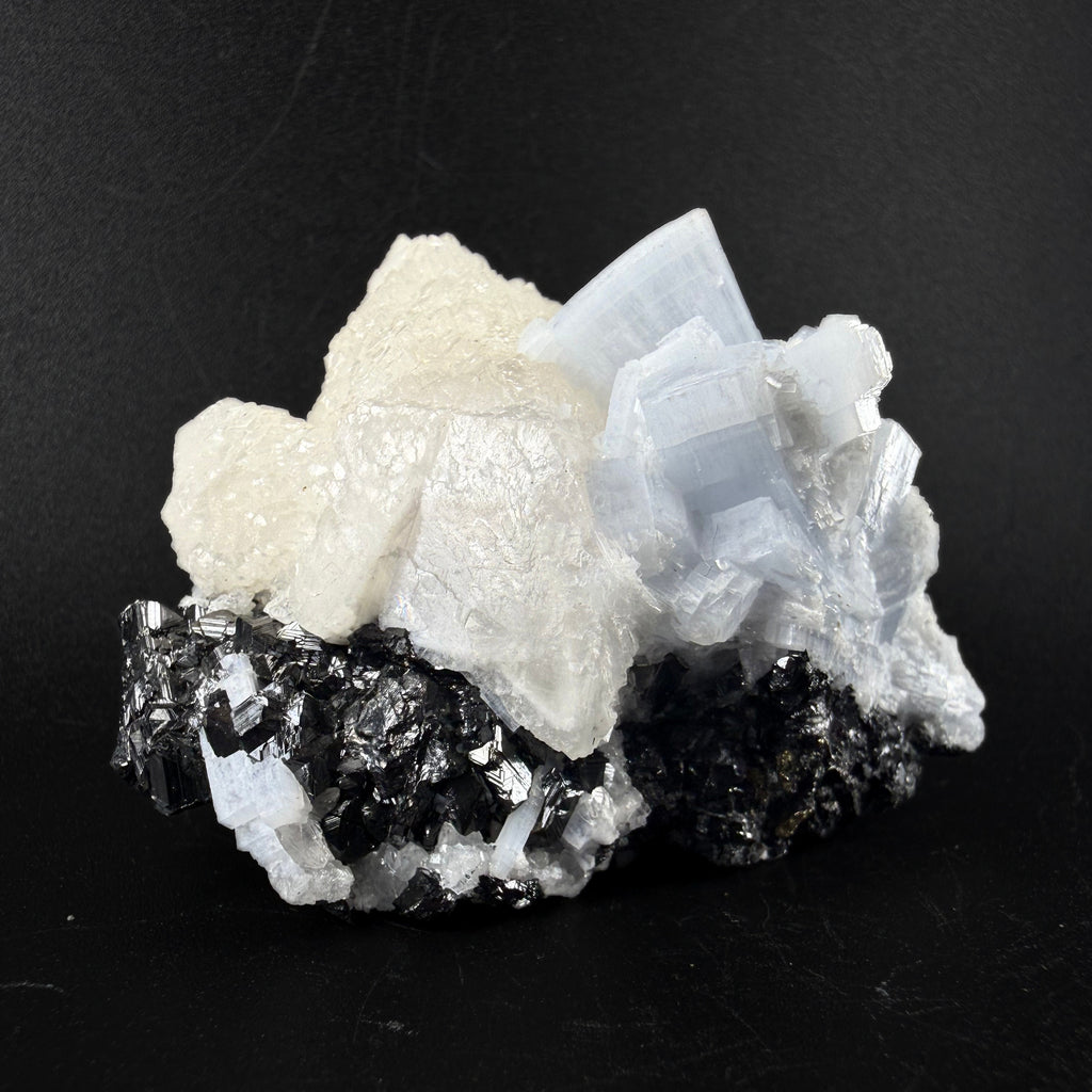 Anhydrite,Sphalerite and Calcite