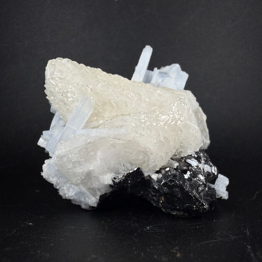 Anhydrite,Sphalerite and Calcite