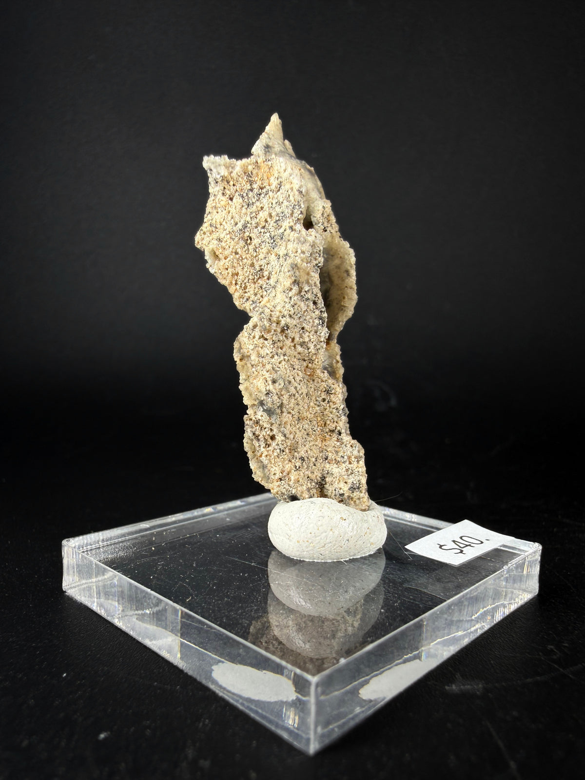 Fulgerite "Lightning strike captured in sand"