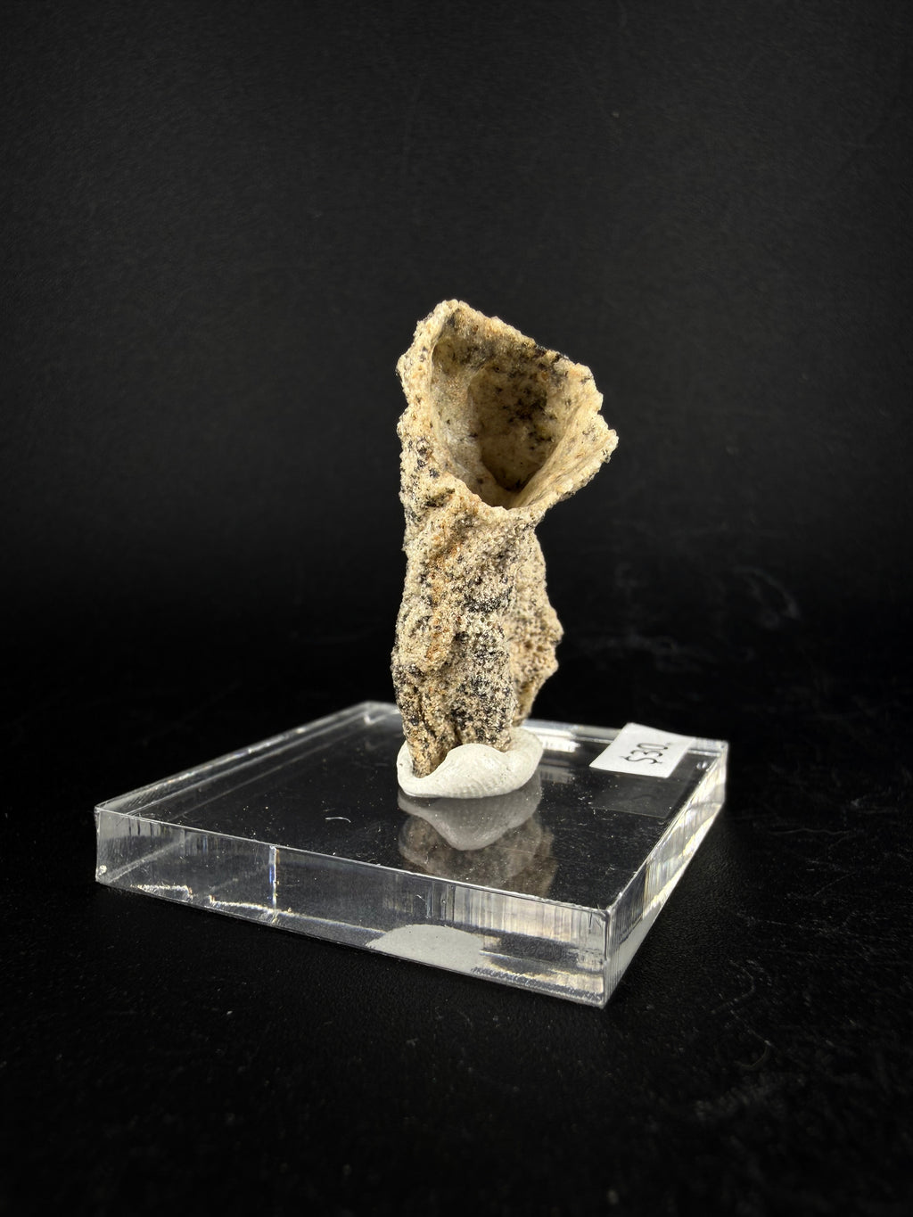 Fulgerite "Lightning strike captured in sand"