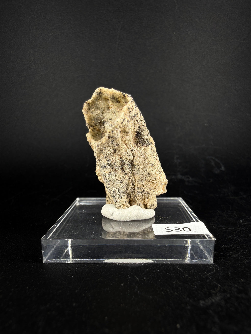 Fulgerite "Lightning strike captured in sand"