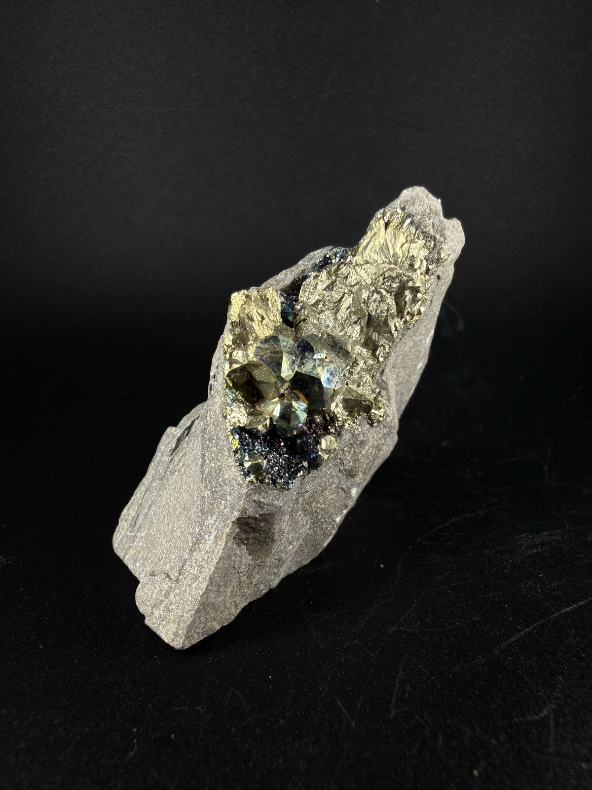 Iridescent Pyrite