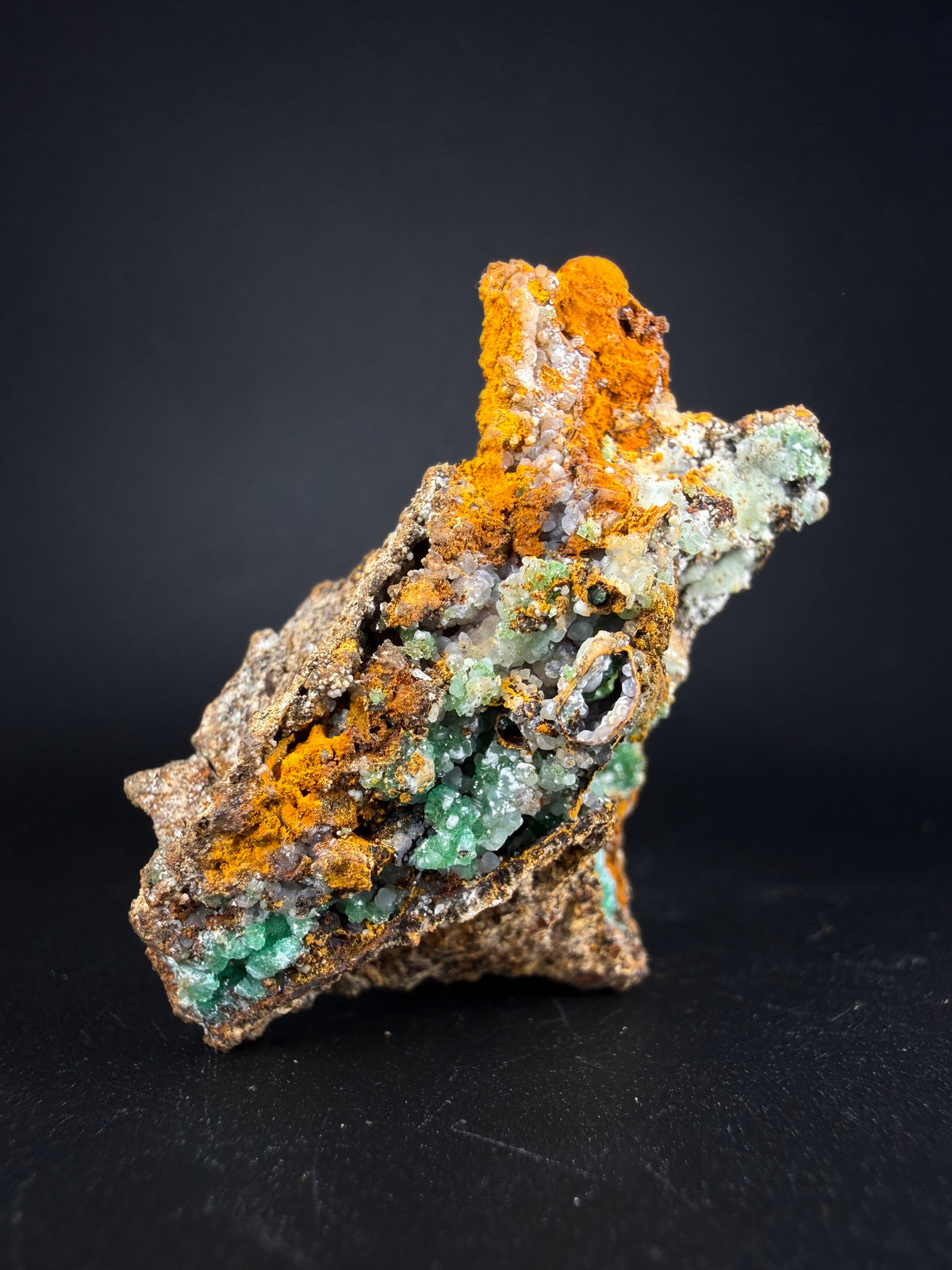 Smithsonite and Olivenite