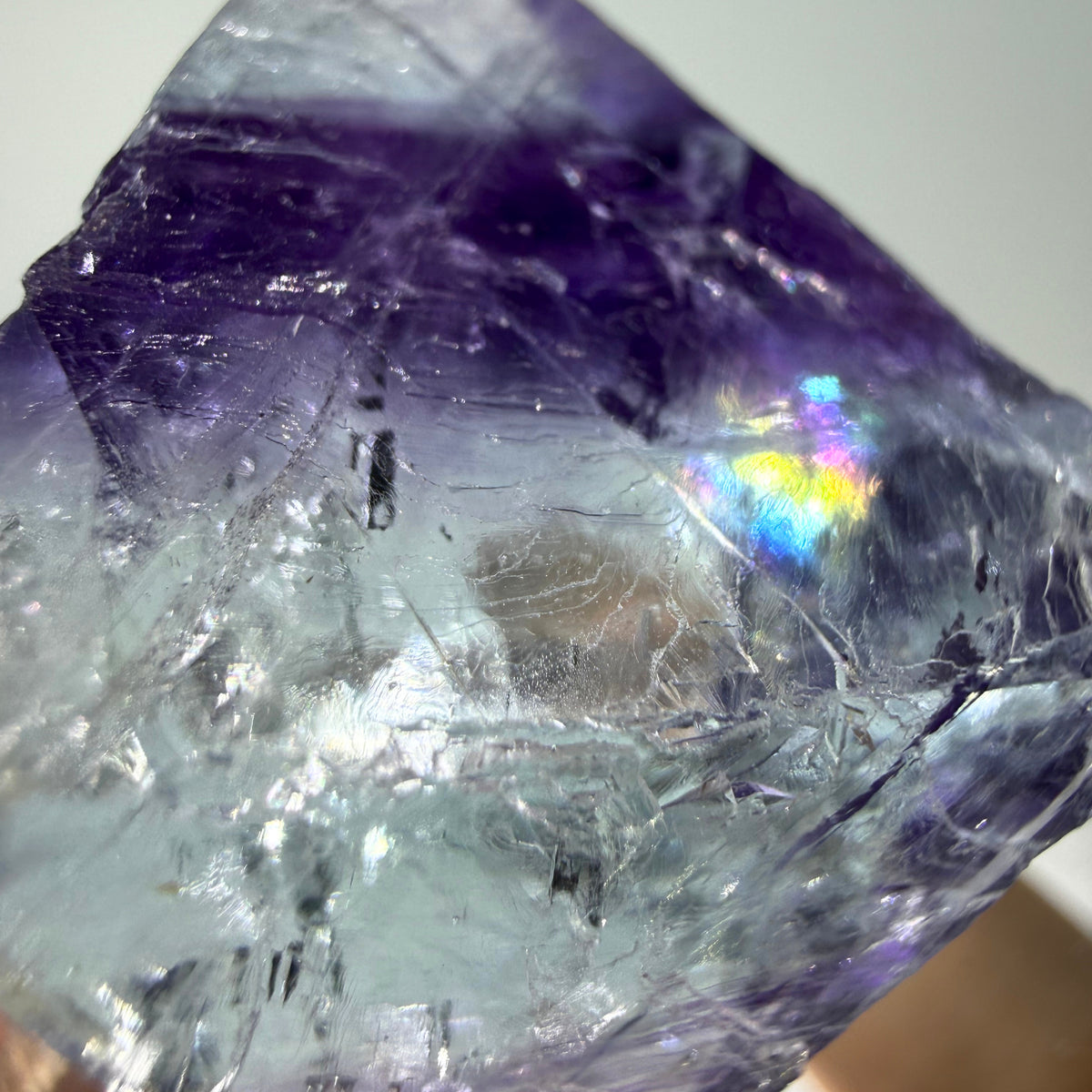 Fluorite (Octahedral Cleavage)