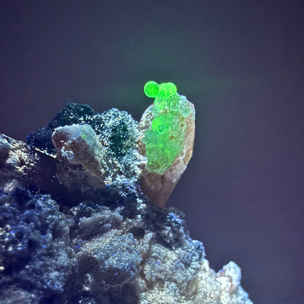 Topaz with Hyalite Opal