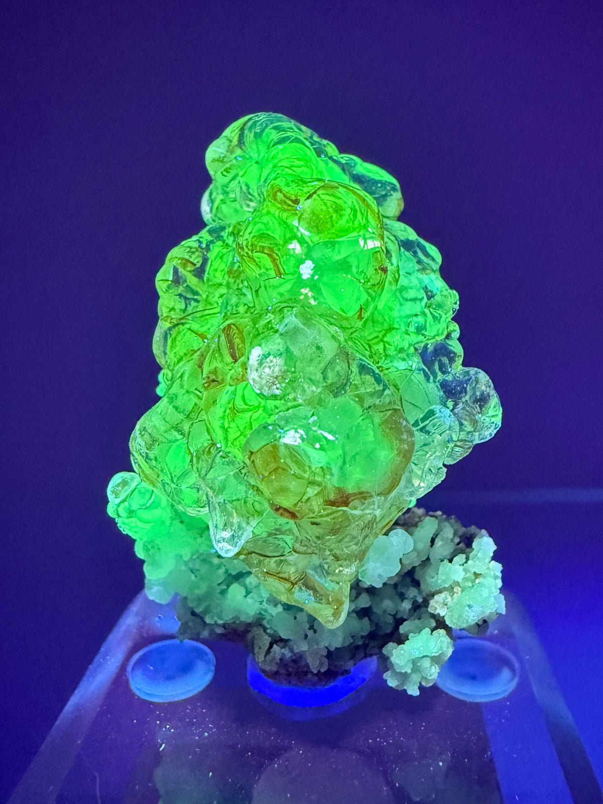 Opal var. Hyalite with Chalcedony
