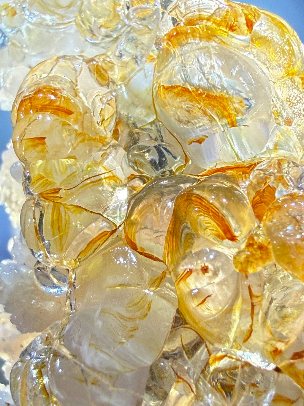 Opal var. Hyalite with Chalcedony