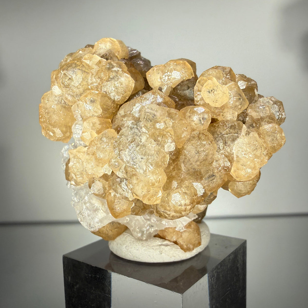 Grossular Garnet over Calcite