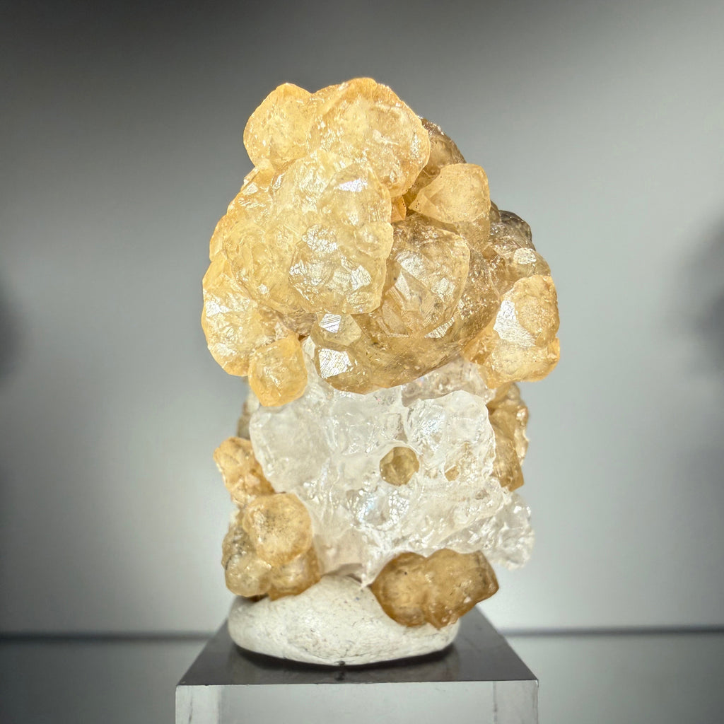 Grossular Garnet over Calcite