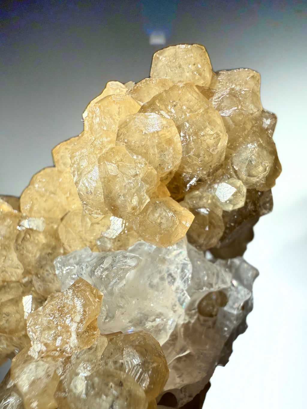 Grossular Garnet over Calcite