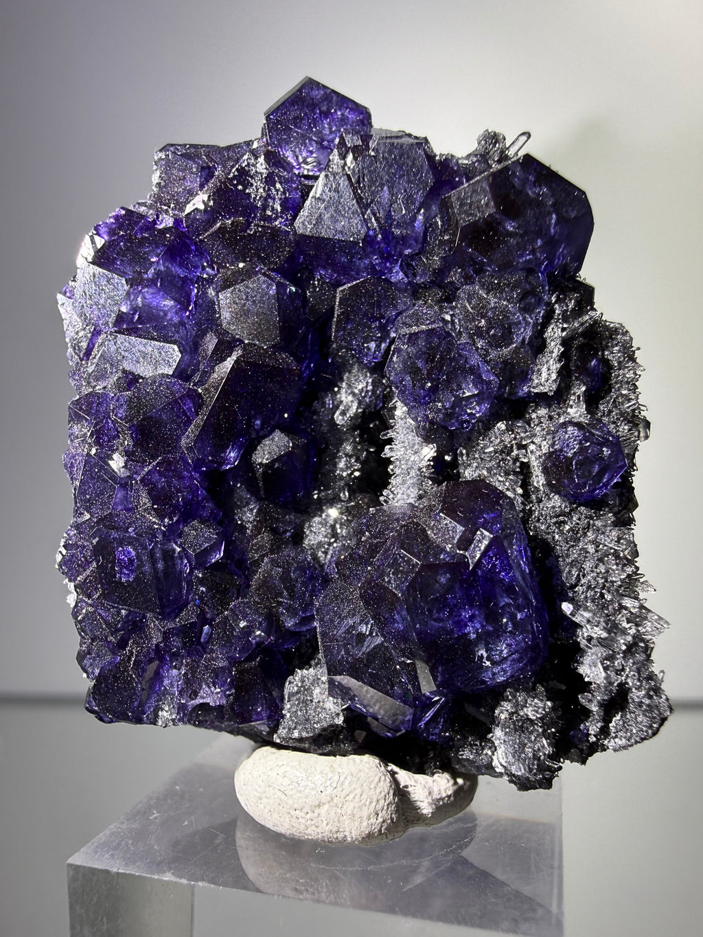 Fluorite with Quartz