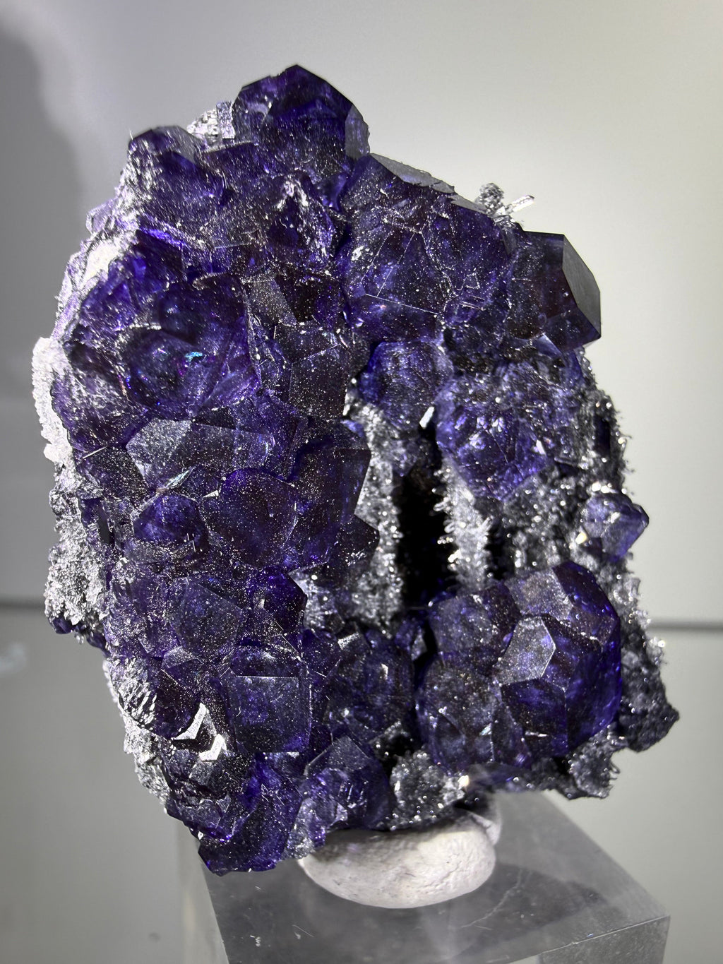 Fluorite with Quartz