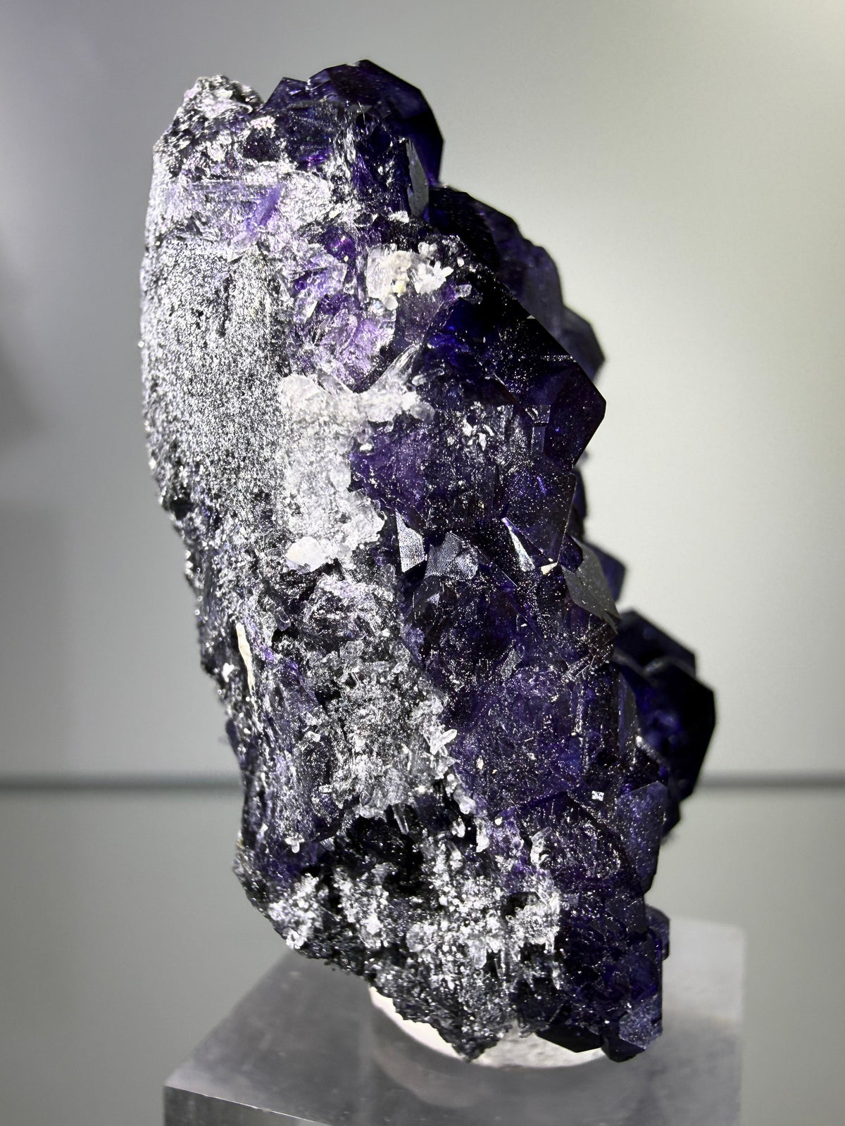 Fluorite with Quartz