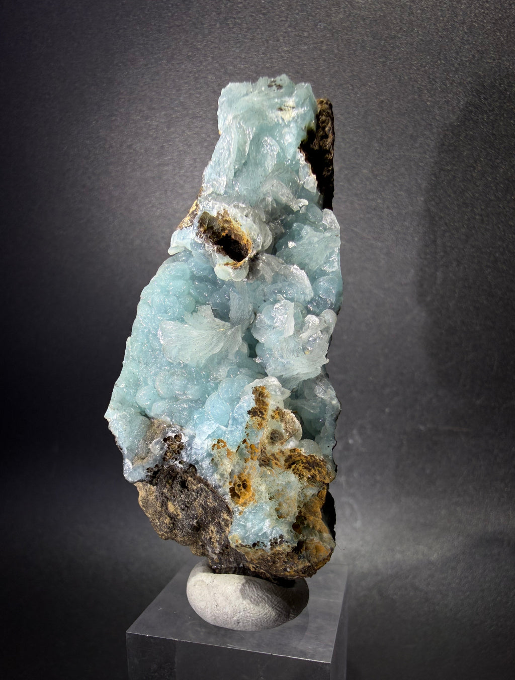 Hemimorphite and Calcite