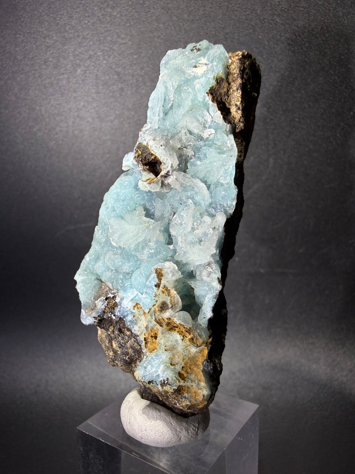 Hemimorphite and Calcite