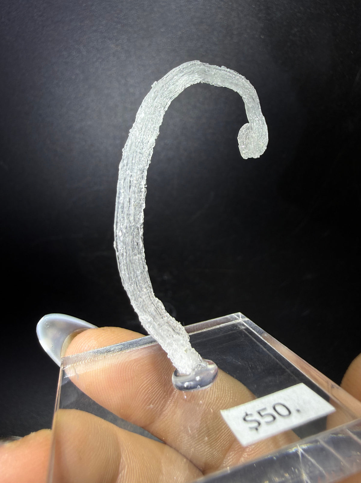 Gypsum Var. Selenite (Rams Horn)