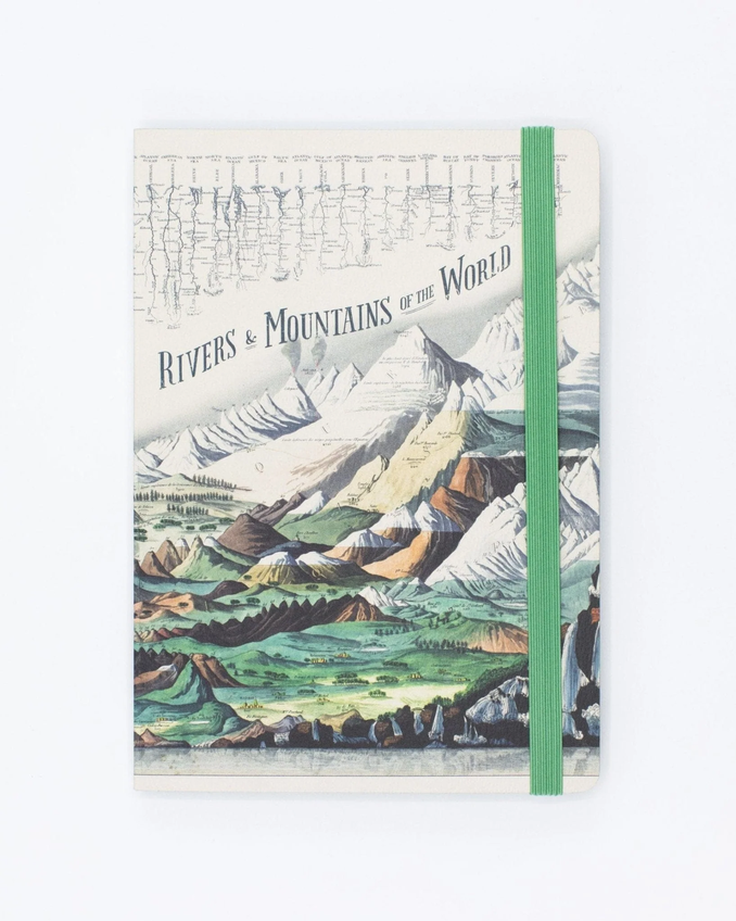 Rivers & Mountains A5 Softcover Notebook