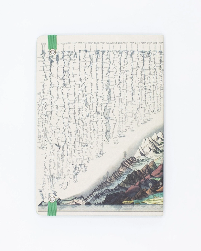 Rivers & Mountains A5 Softcover Notebook