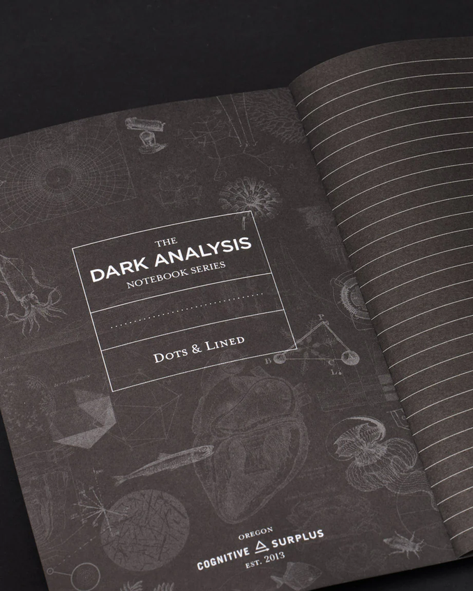 Caves Dark Analysis A5 Softcover Notebook