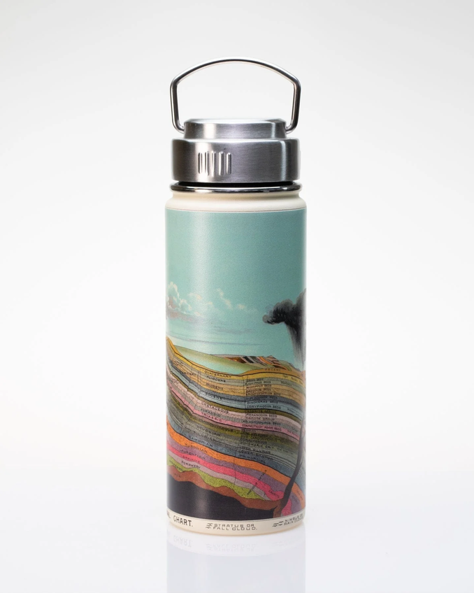 Earth's Geology 18 oz Steel Bottle