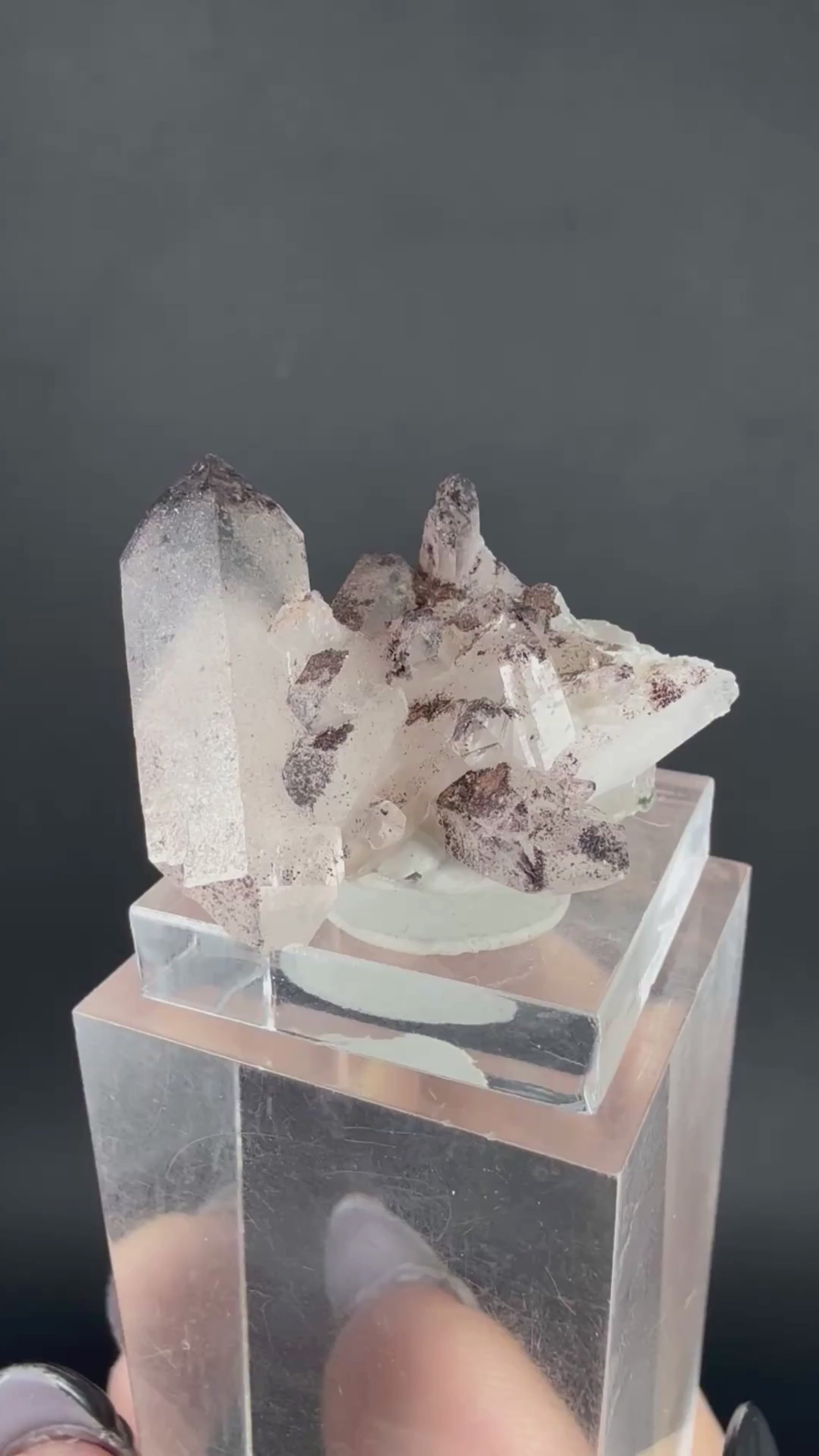 Quartz with Hematite
