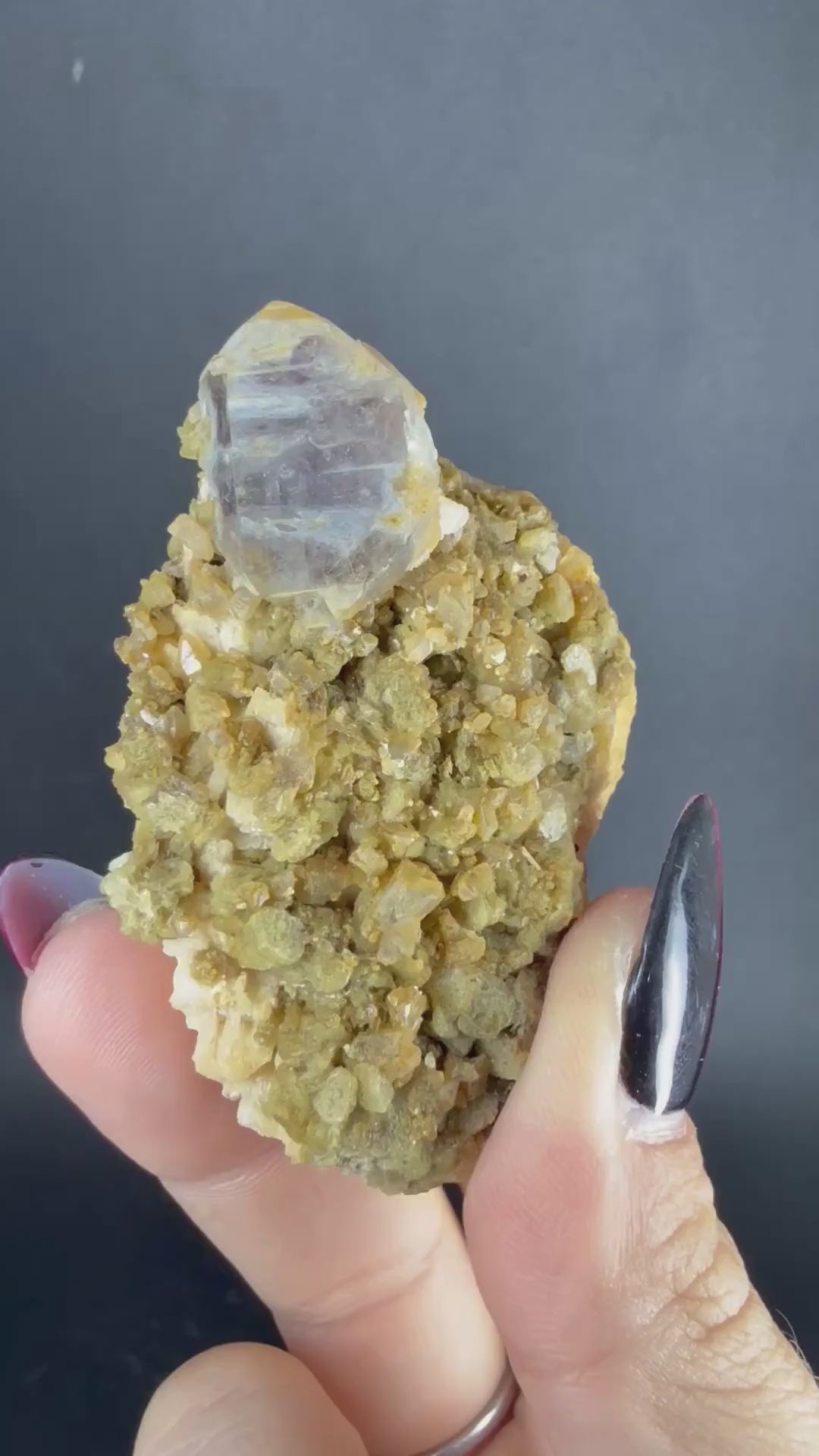Herderite and Lepidolite