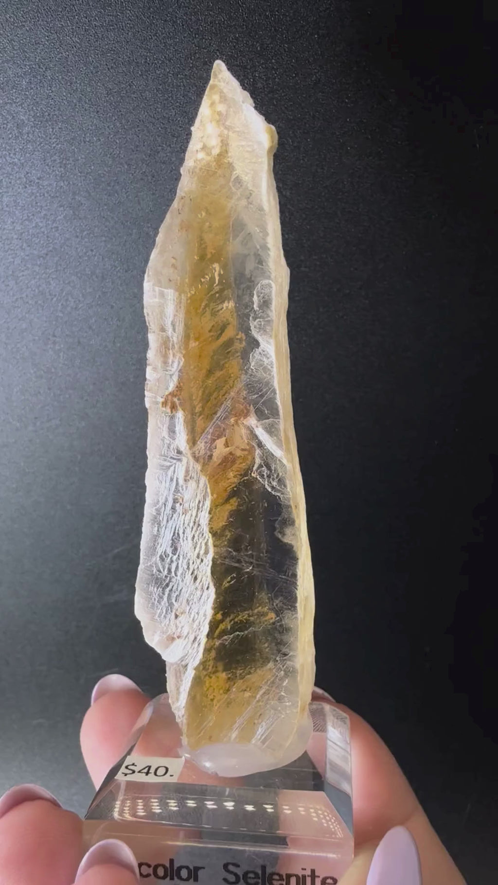 Bicolor Selenite