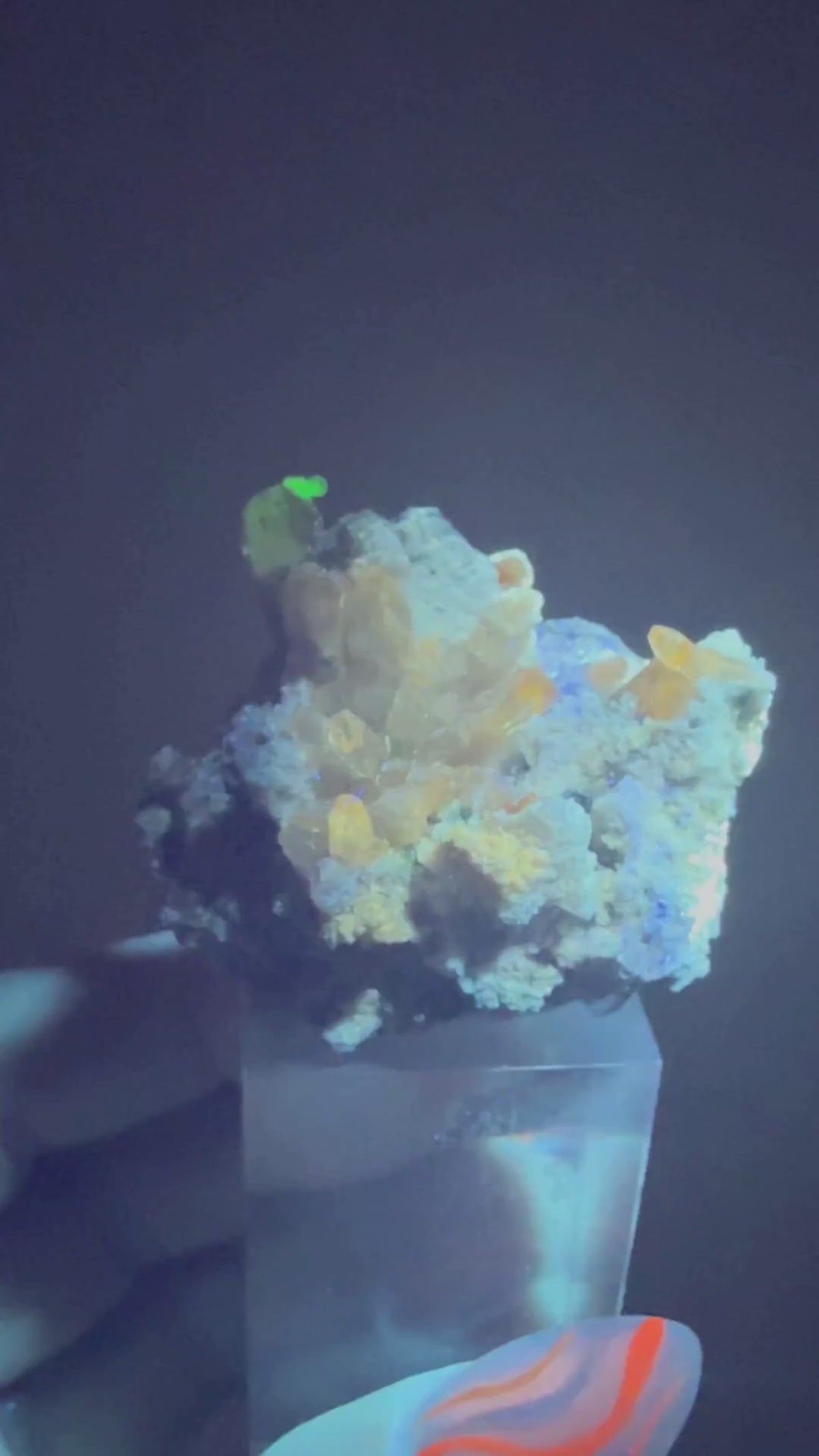 Topaz with Hyalite Opal