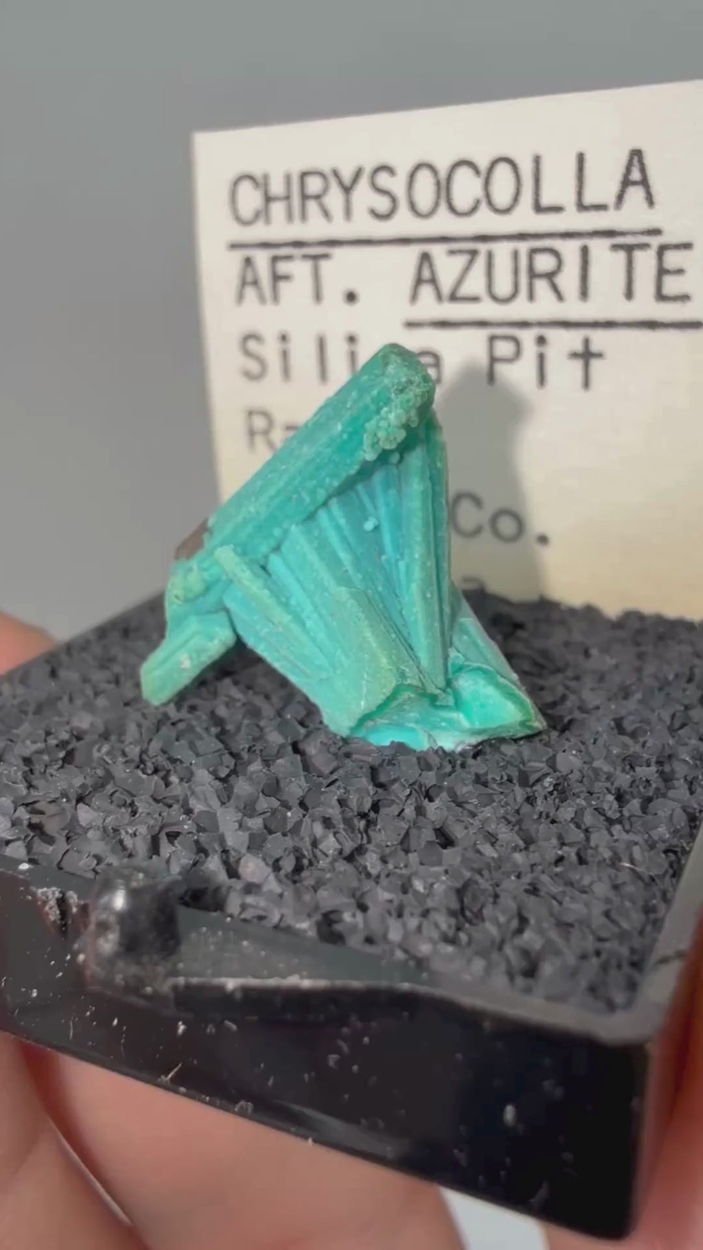 Chrysocolla After Azurite