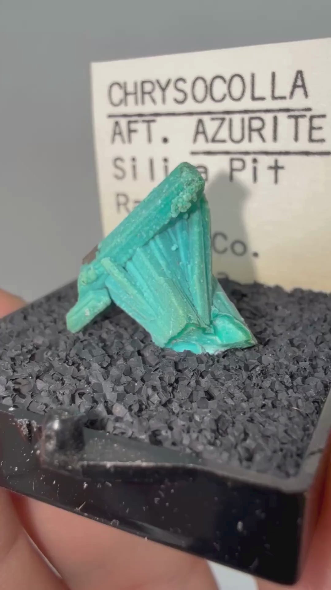 Chrysocolla After Azurite